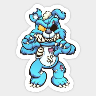 Zombie Teddy Bear Sticker